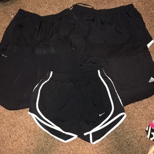 Nike bundle with one adidas shorts